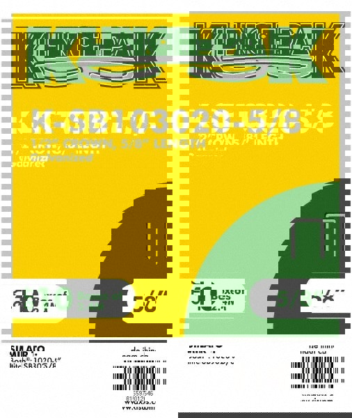 Narrow Crown Construction Staple: 1/2